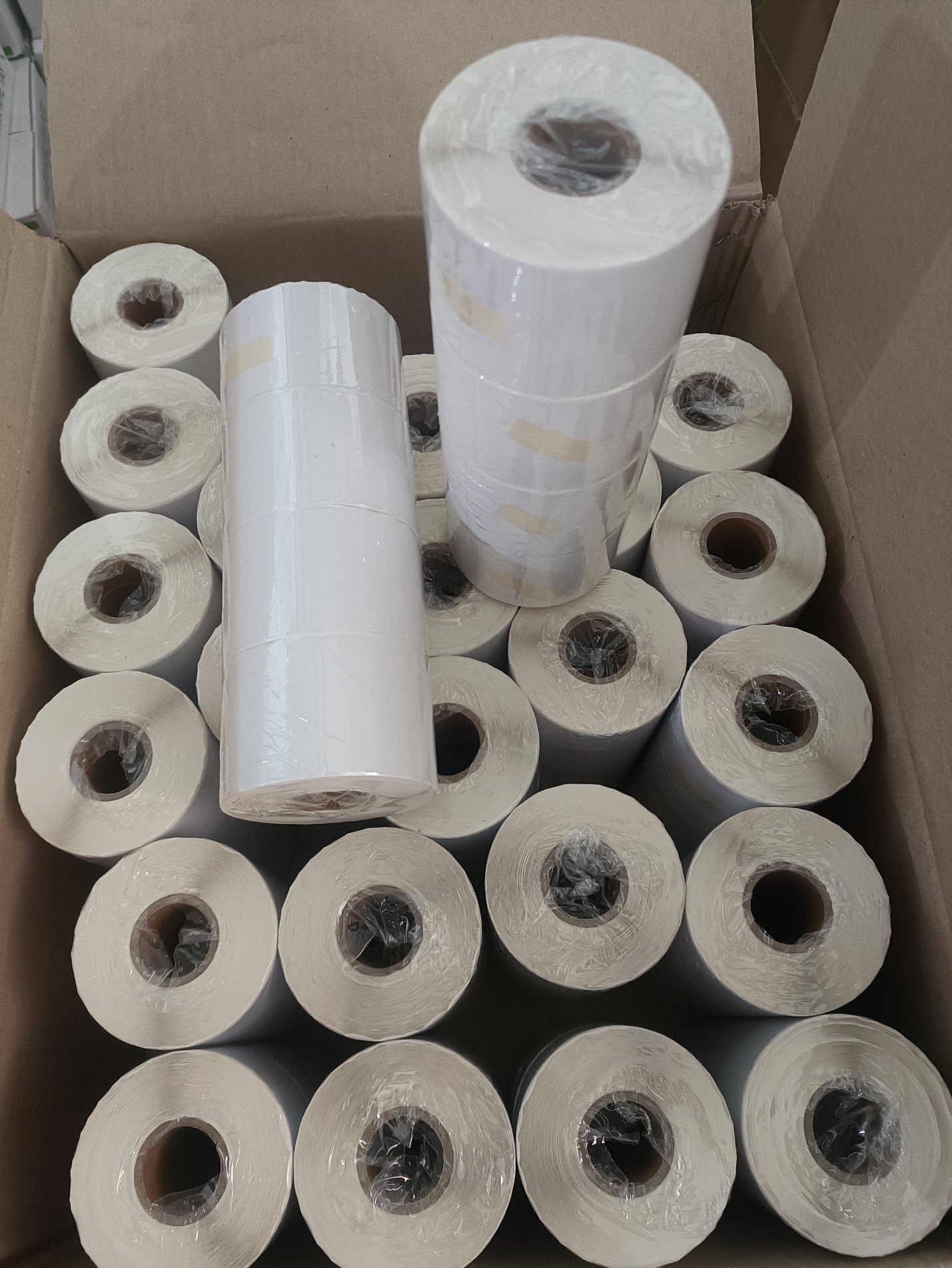 GIẤY DECAL NHIỆT 50X30X30M GIẤY DECAL NHIỆT 50X30X30M